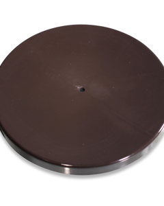 Plate d170 concave f/corundum coating
